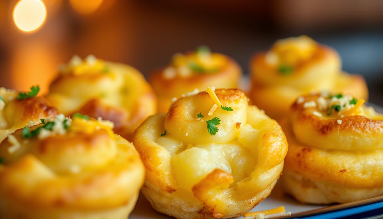 Cheesy Mashed Potato Puffs