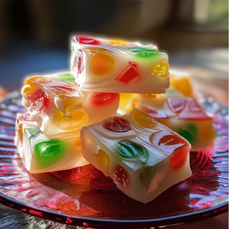Jelly Nougat Candy: A Sweet, Soft, and Chewy Delight