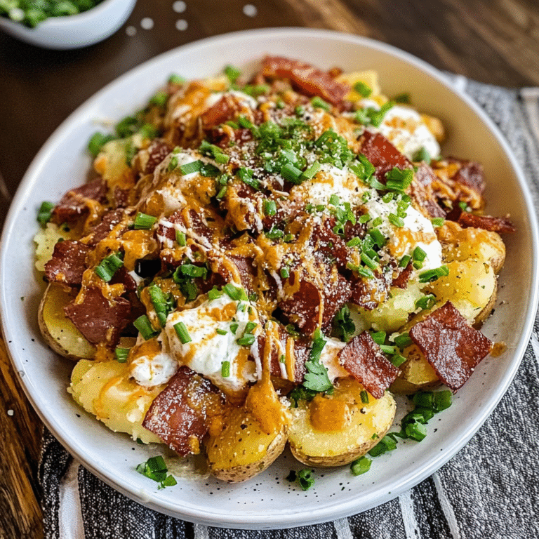 Loaded Smashed Potatoes: A Flavor-Packed Sensation