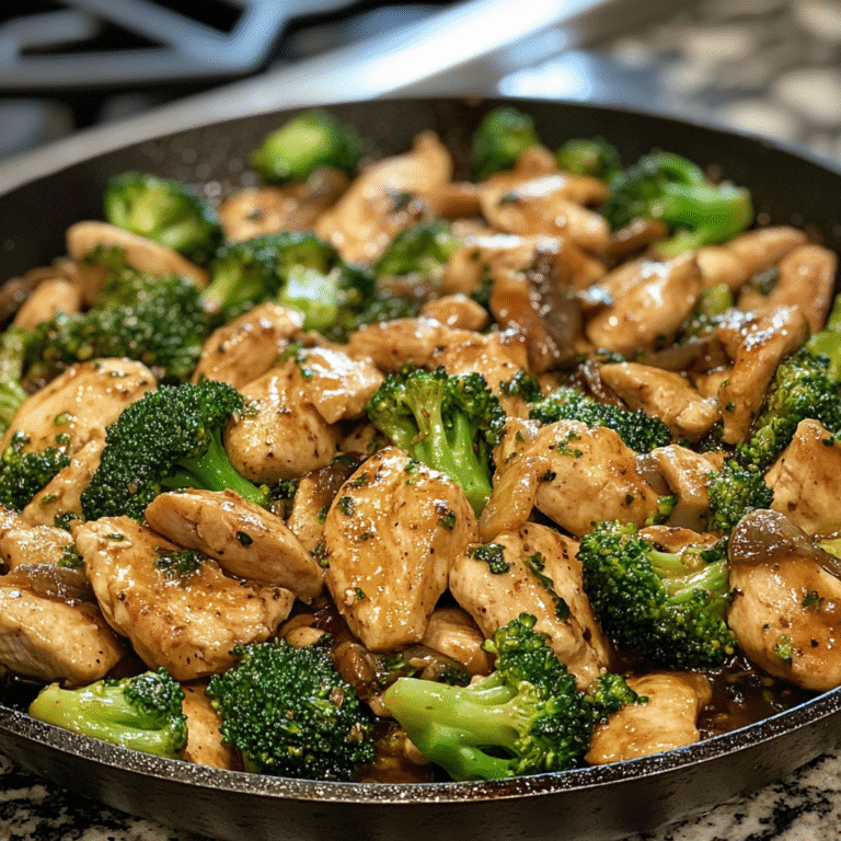 Low Carb Chicken Broccoli Skillet