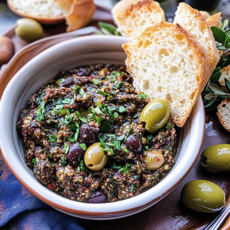 Olive Tapenade: A Savory Mediterranean Delight