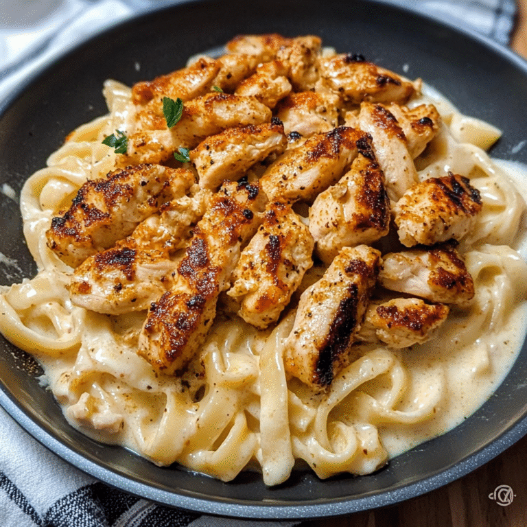 One Pot Cajun Chicken Alfredo