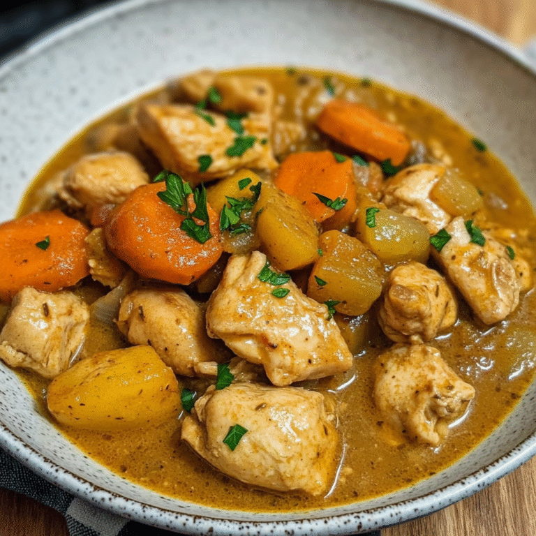 Comforting Chicken Stew: A Hearty and Flavorful Delight