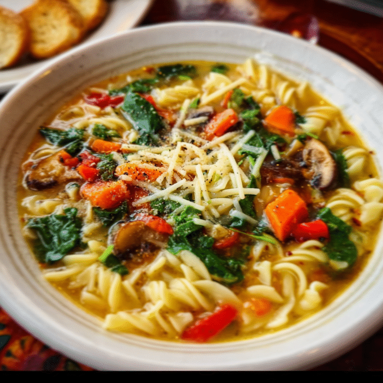 Authentic Italian Noodle Soup: A Comforting Classic