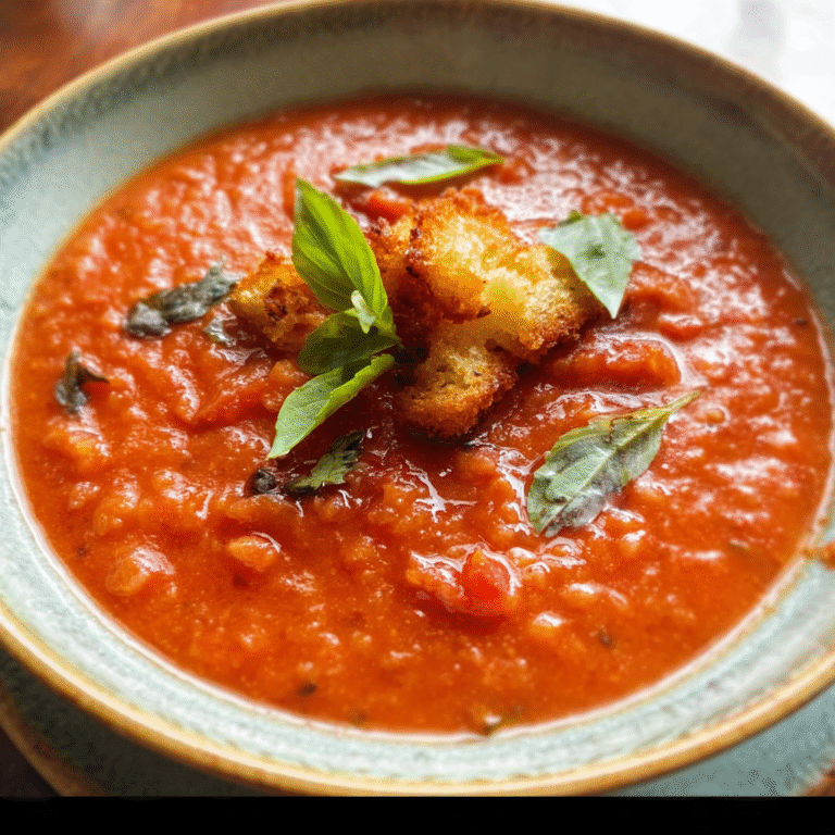 Comforting Italian Tomato and Bread Soup