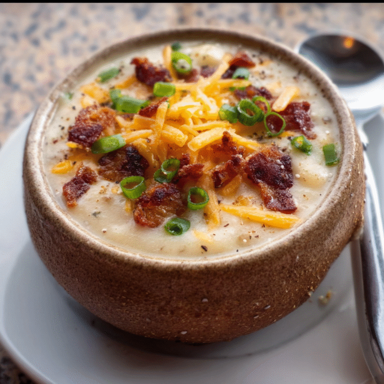 Creamy & Loaded Potato Soup Recipe