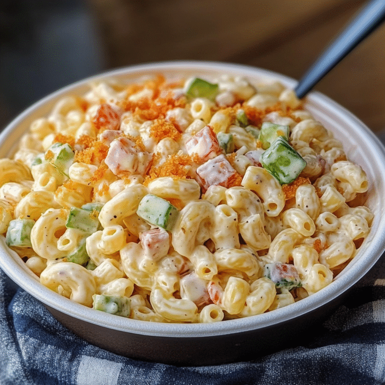 Delicious & Creamy Macaroni Salad Recipe
