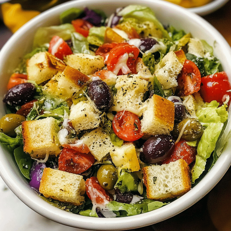 Olive Garden Salad: A Taste of Italy at Home