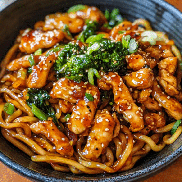 Chicken Teriyaki Noodles: A Delightful Fusion Dish