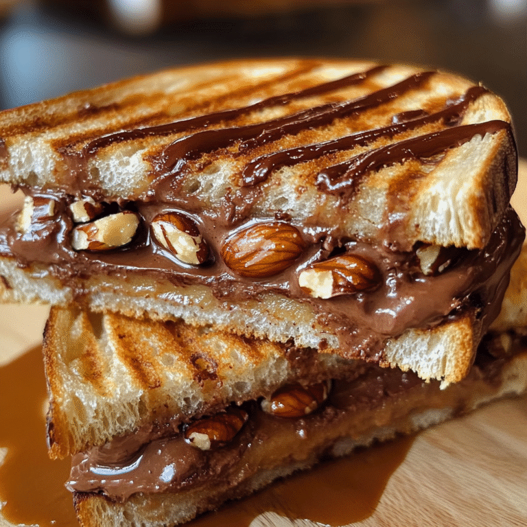 Chocolate-Hazelnut Panini: A Decadent Twist on a Classic