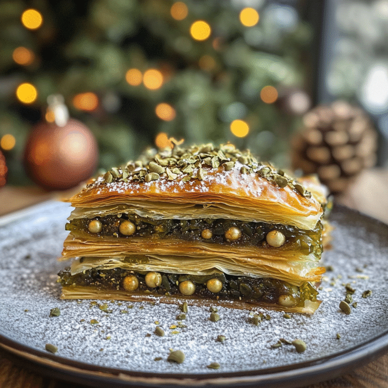 Festive Christmas Baklava: A Delightful Holiday Treat