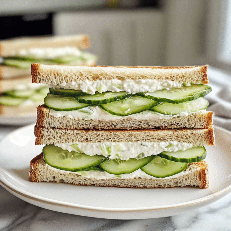 Refreshing Cucumber Sandwiches: A Delightful Summer Treat