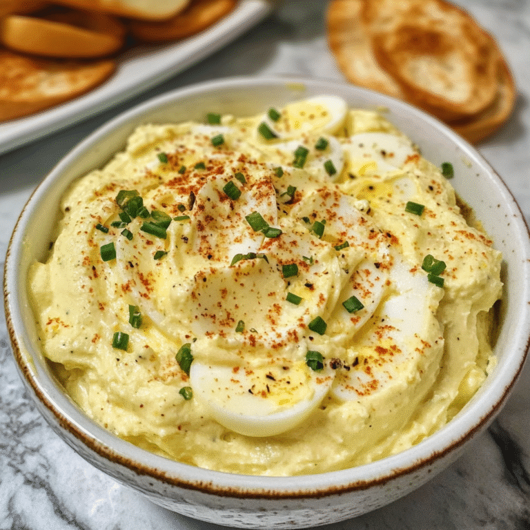 Creamy and Irresistible Deviled Egg Dip