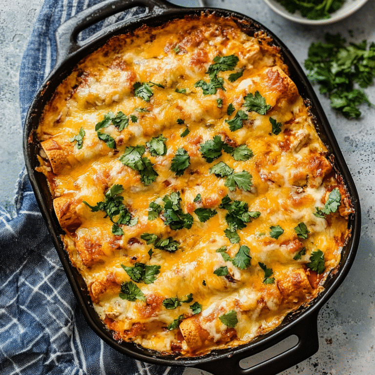 Easy Chicken Enchilada Bake: Comfort Food Made Quick