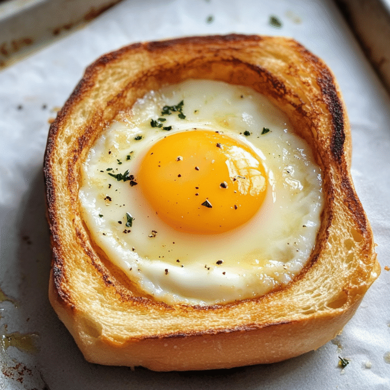 Egg in a Hole: A Delightfully Simple Breakfast Staple