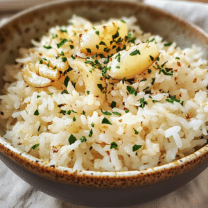 Garlic Butter Rice: The Perfect Side Dish