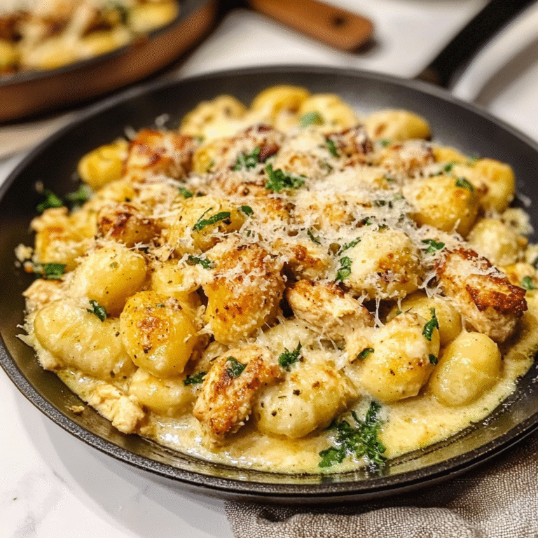 Garlic Chicken Gnocchi Skillet: Comfort Food Made Easy