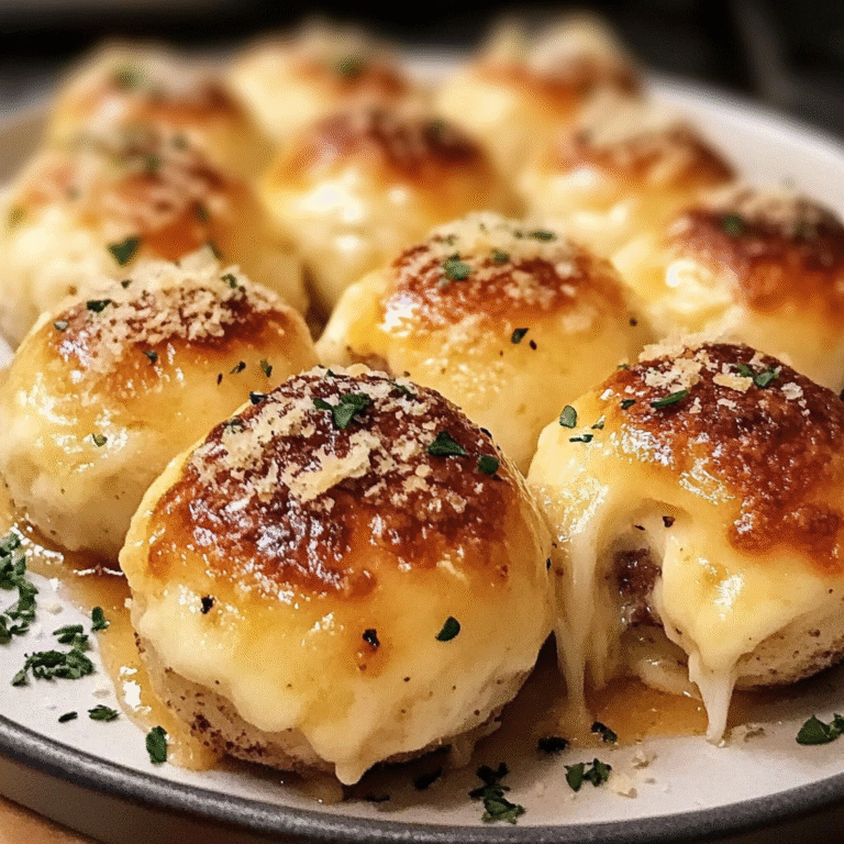 Garlic Parmesan Cheese Bombs: Irresistible Savory Bites