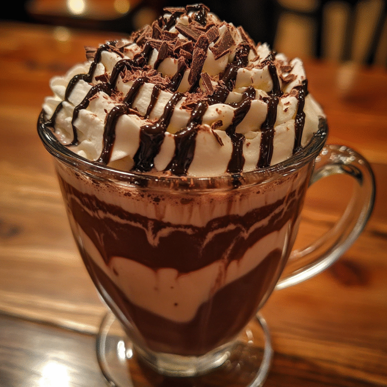 Indulge in the Richness of Italian Hot Chocolate