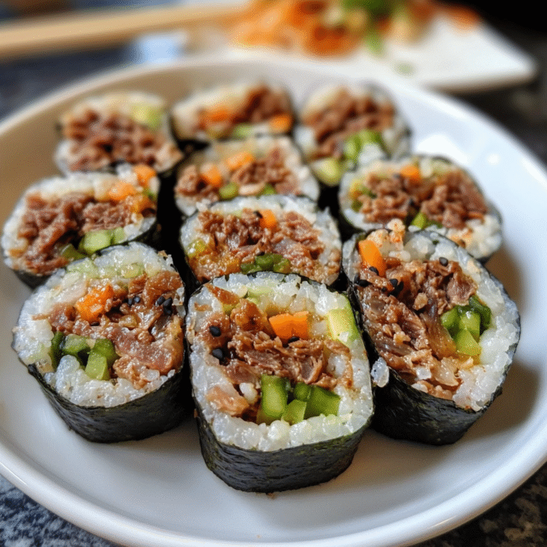Korean Bulgogi Sushi Rolls