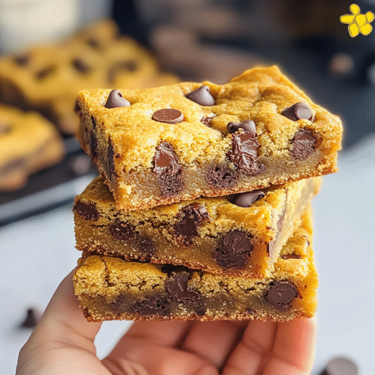 Lazy Chocolate Chip Cookie Bars: Effortless Indulgence