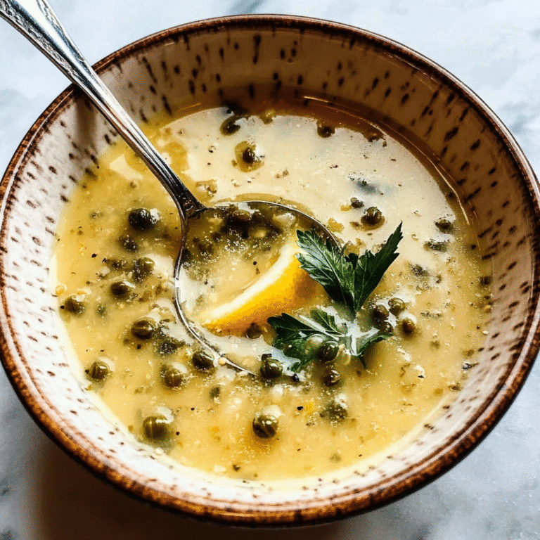 Zesty Lemon Caper Sauce: Elevate Your Dishes with Bright Flavors