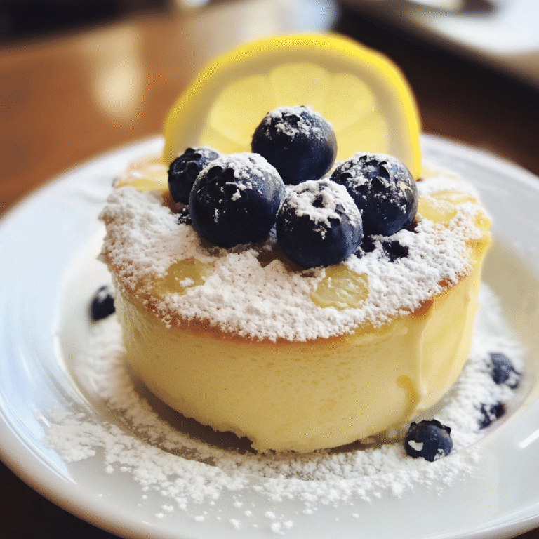 Lemon and Blueberry Souffle: A Decadent Delight