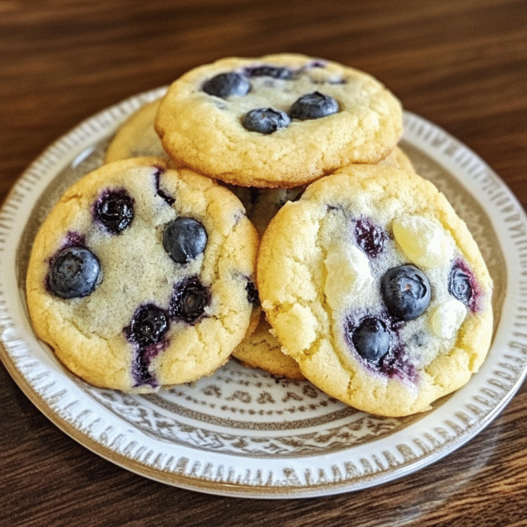 Lemon Blueberry Cookies: A Delightful Burst of Flavor
