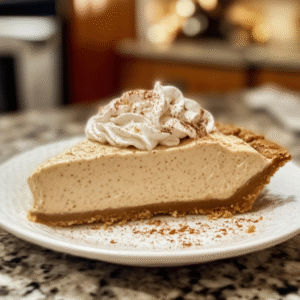 No-Bake Eggnog Pie: Creamy Holiday Indulgence