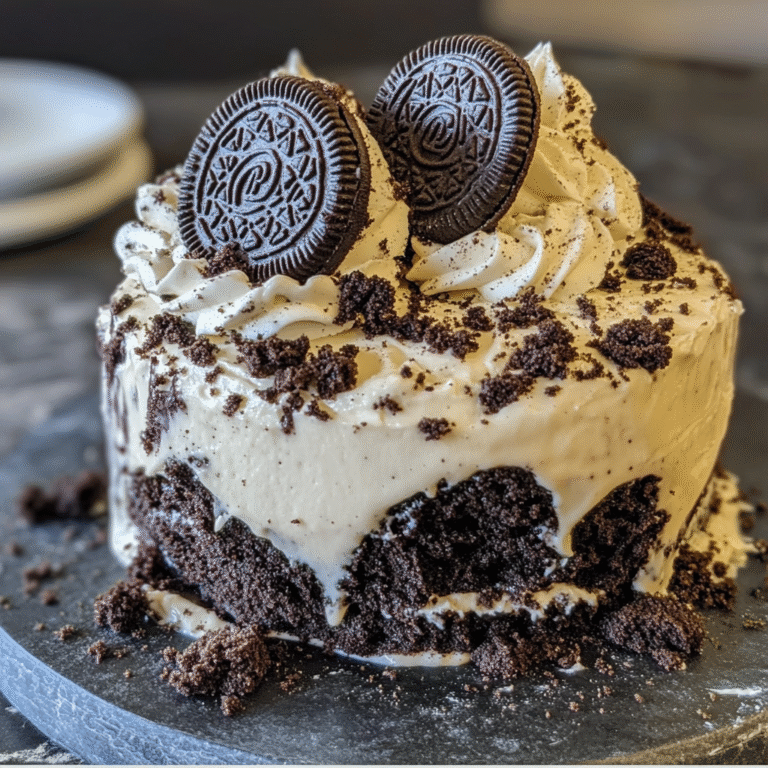 Decadent Oreo Dirt Cake: A Chocolatey Delight