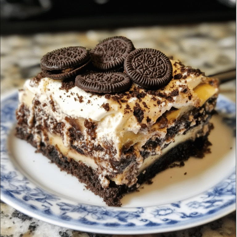 Irresistible Oreo Lasagna: A Decadent Dessert Delight