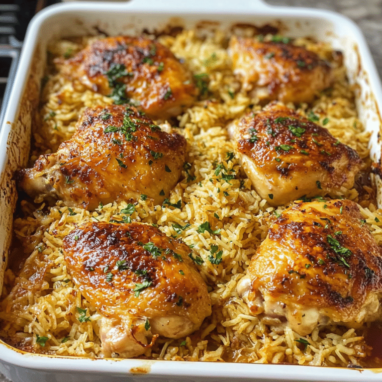 Oven Baked Chicken and Rice: A Comforting Classic