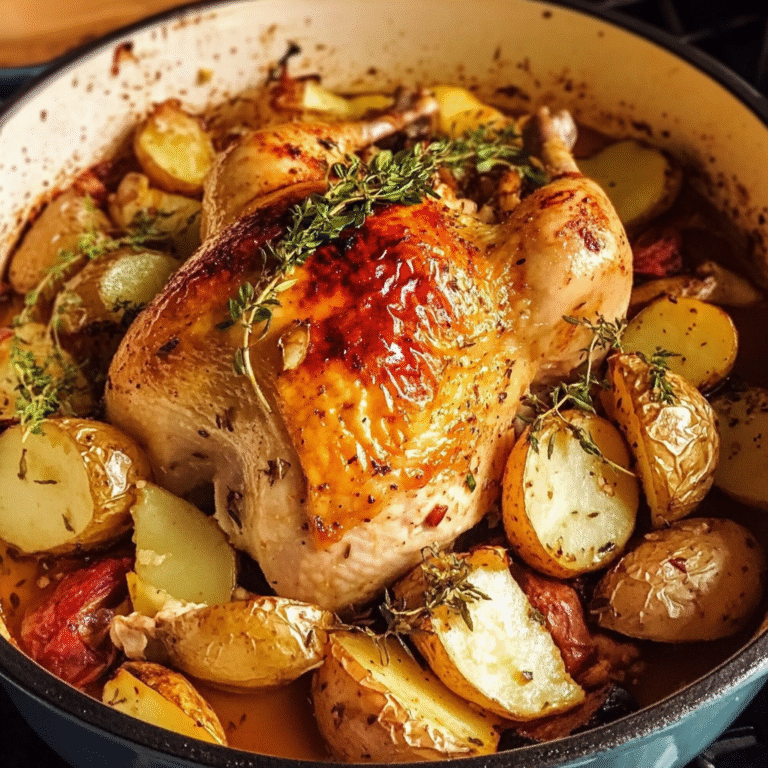 Oven Roasted Chicken and Potatoes: A Delicious One-Pan Meal