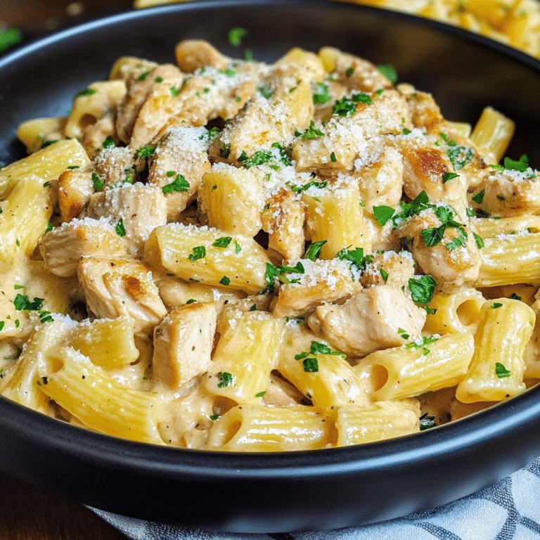 Pasta with Chicken and Parsley: A Flavorful Weeknight Delight