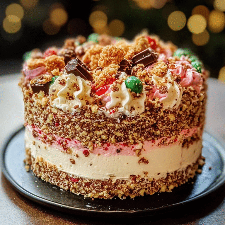 Christmas Crunch Cake: A Festive Delight