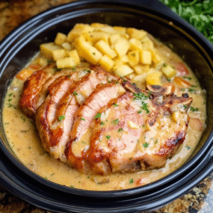 Crock Pot Brown Sugar Ham with Pineapple