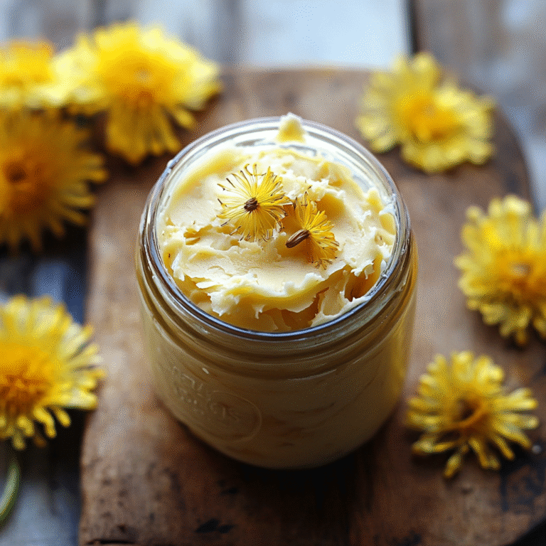 Decadent Dandelion Butter: A Flavorful Twist on a Classic Spread