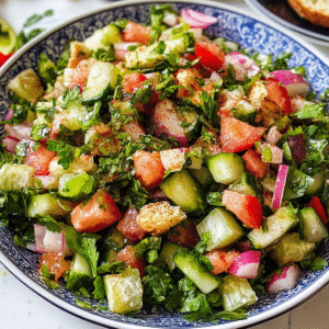 Fatoush Salad: A Vibrant Lebanese Delight