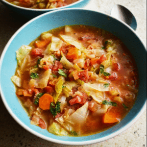 Hearty Veggie-Packed Cabbage Soup
