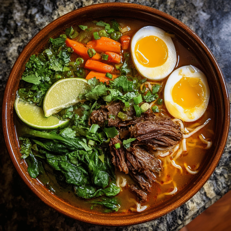 Instant Pot Spicy Short Rib Noodle Soup