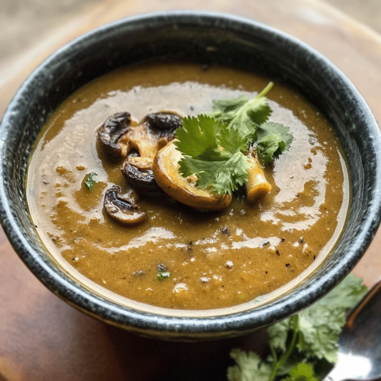Creamy Mushroom Poblano Soup: A Flavor-Packed Delight