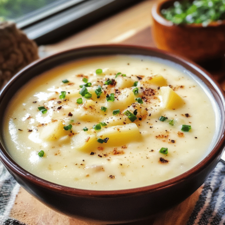 Creamy and Comforting Potato Soup